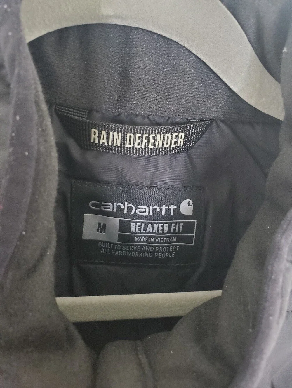 Carhartt Gilliam Rain Defender Black Quilted Puffer Vest